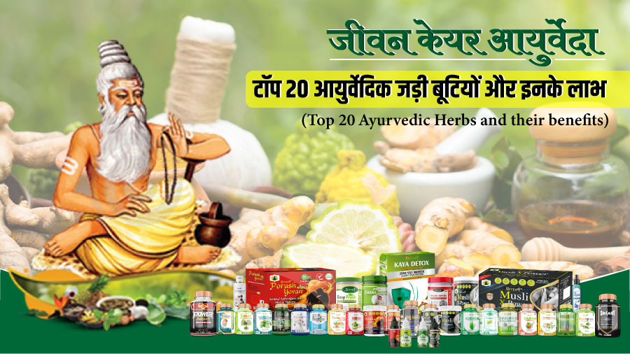 Top 20 Ayurvedic Herbs and their benefits